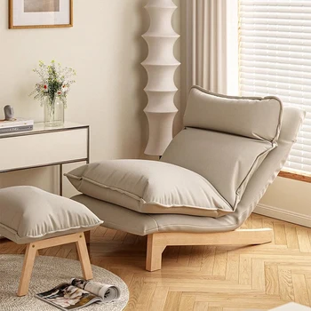 Уникално Вътрешно Легнало Стол Дизайнерски Скандинавски Офис Текстилен Метален Стол За Дневна Ергономичен Стол За Спални Sessel Luxus Мебели За Четене