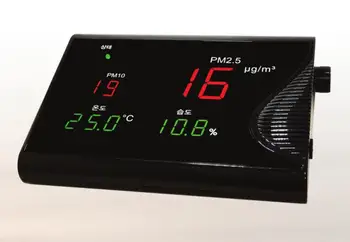 Уред за показване на детектор на ФПЧ2.5 Уред за показване на качеството на въздуха PM10, уред за наблюдение на температура и влажност на въздуха