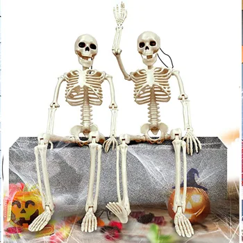 Хелоуин Жив скелет Фалшиви Костите на човешкия череп Хелоуин Парти Украса на дома бара духове Къща Подпори на ужасите Украшение Играчки