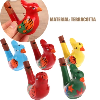 Цветен Водна Птица Музикална Играчка Свирка за Бебето, Детски Играчки и Музикален Инструмент Време на Къпане Ранното Обучение по Образователно