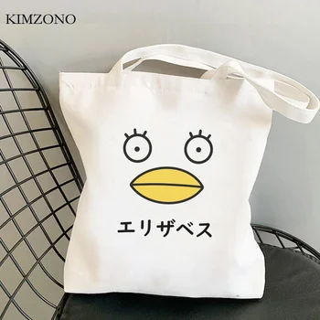 Чанта за пазаруване Gintama еко-продуктова джутовая чанта-тоут клиент bolsa bag sacola boodschappentas reciclaje sac дамска чантичка sac toile