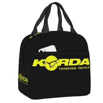 Чанта-хладилник с логото на Kordas за риболов, термоизолированная кутия за bento За жените, децата в училищна възраст, плажни да маршируват чанти за хранене