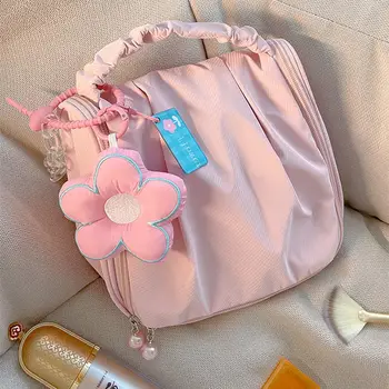 Чанти за момичета, женски козметични чанти, благородна преносима косметичка, по-Голямата голям преносима чанта за грижа за кожата, чанта за тоалетни принадлежности
