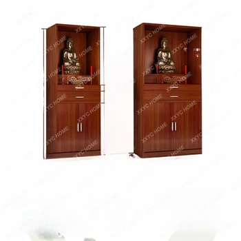 Шкаф за дрехи Шкаф за Буда Маса, за да се поклонят на Светилището на Буда Маса за поклонение на Бога на богатството Бодхисаттве