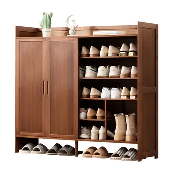 шкаф за съхранение на обувки домашна вратата дървен шкаф за веранди опрокидывающееся кофа хол проста модерна монтаж на шкаф обувки